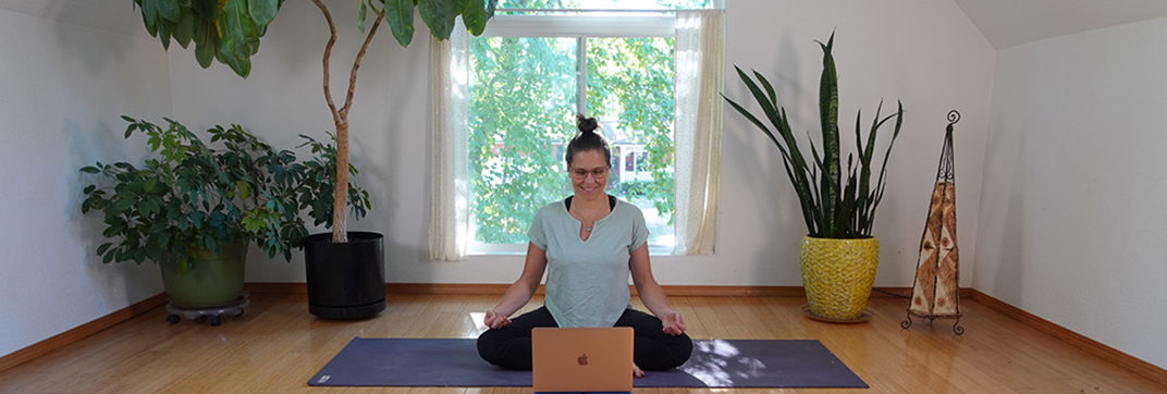 Zoom Gentle Yoga on Wednesdays at 6:00 pm CT